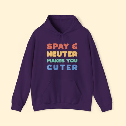 Makes You Cuter | Hooded Sweatshirt - Detezi Designs - 30427054120208632235