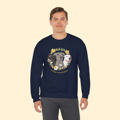 Michigan Animal Initiative | FUNDRAISER | Crewneck Sweatshirt - Detezi Designs - 19124746390974100077