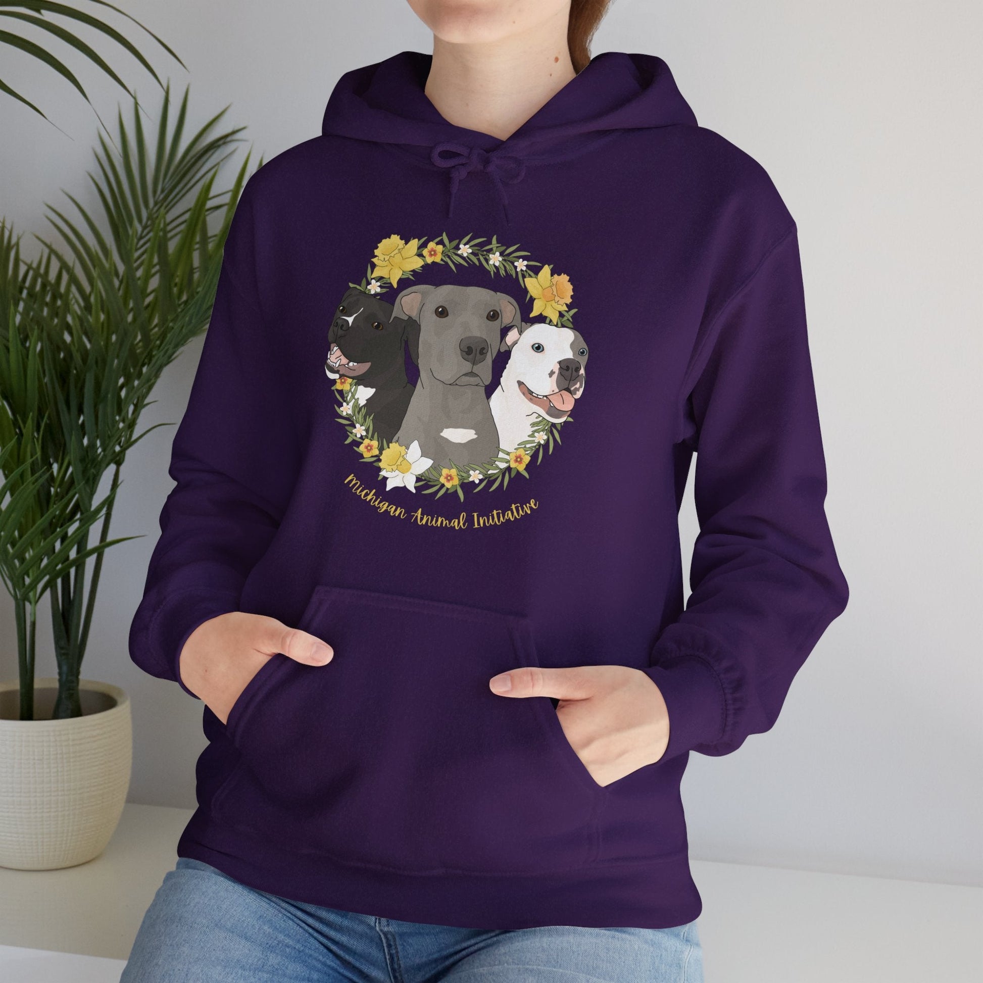 Michigan Animal Initiative | FUNDRAISER | Hooded Sweatshirt - Detezi Designs - 20733227320633790796