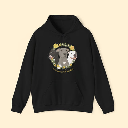 Michigan Animal Initiative | FUNDRAISER | Hooded Sweatshirt - Detezi Designs - 20733227320633790796