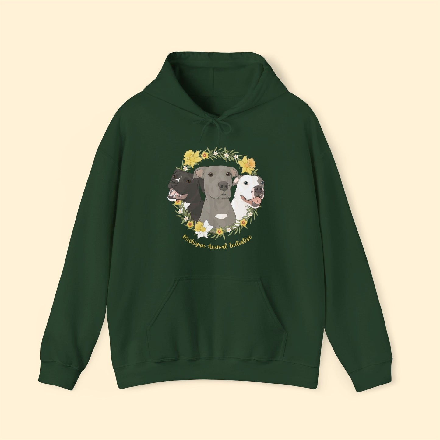 Michigan Animal Initiative | FUNDRAISER | Hooded Sweatshirt - Detezi Designs - 93010453073625650012