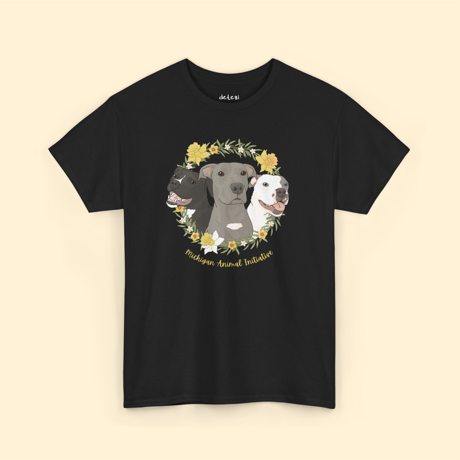 Michigan Animal Initiative | FUNDRAISER | Unisex T - shirt - Detezi Designs - 10949009537872758137