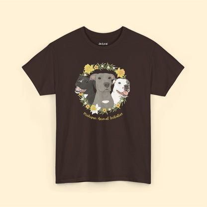 Michigan Animal Initiative | FUNDRAISER | Unisex T - shirt - Detezi Designs - 29718564350898056209