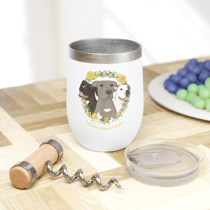 Michigan Animal Initiative | FUNDRAISER | Wine Tumbler - Detezi Designs - 10597667523705812555