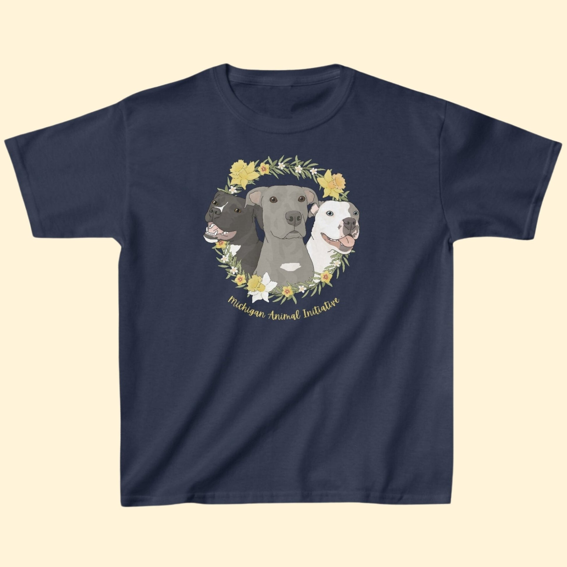 Michigan Animal Initiative | FUNDRAISER | **YOUTH SIZE** Tee - Detezi Designs - 24277359186738261433