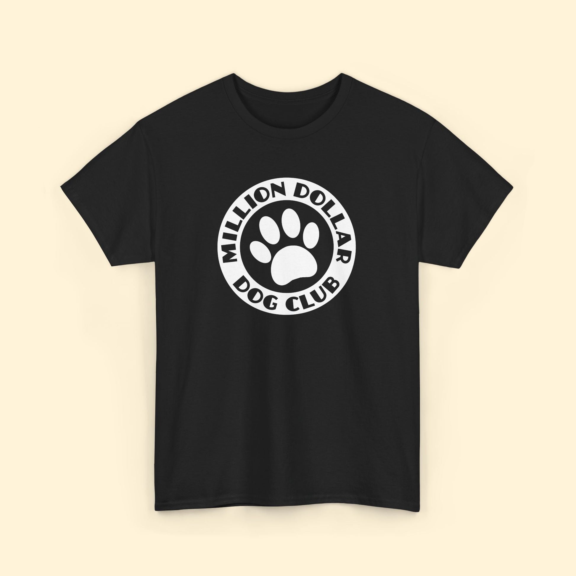 Million Dollar Dog Club | Text Tees - Detezi Designs - 19737628649613917511