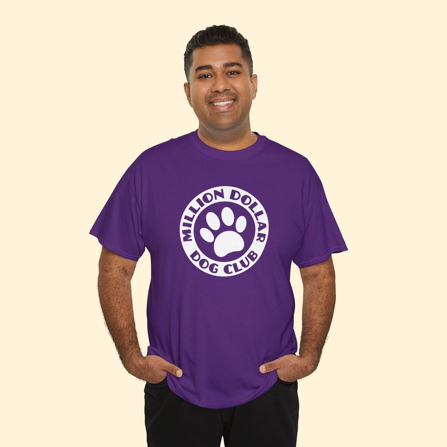 Million Dollar Dog Club | Unisex Tee - Detezi Designs - 16535828686654174645