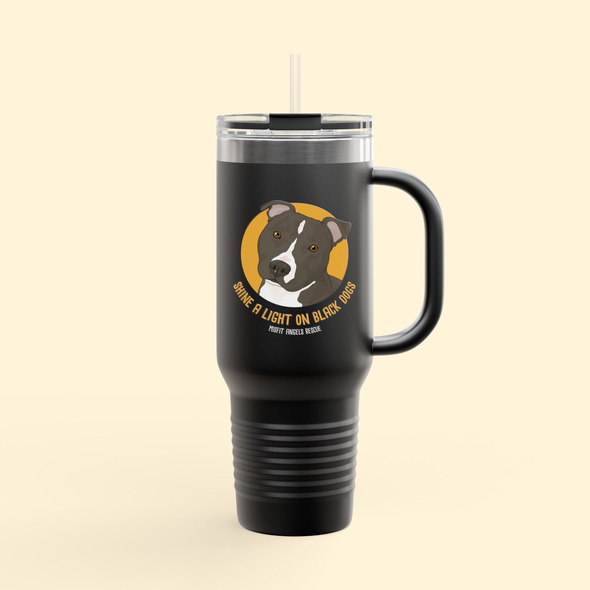 Misfit Angels Rescue | FUNDRAISER | Insulated Travel Mug, 40oz - Detezi Designs - 10975348382118821113