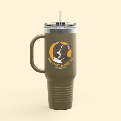 Misfit Angels Rescue | FUNDRAISER | Insulated Travel Mug, 40oz - Detezi Designs - 15099633853751052479