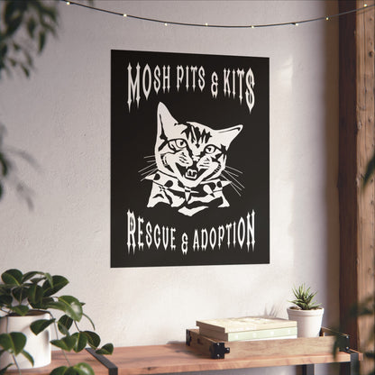 Mosh Pits & Kits Rescue | FUNDRAISER | Art Print - Detezi Designs-23771713681105824696