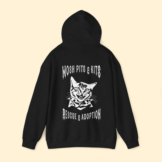 Mosh Pits & Kits Rescue | FUNDRAISER | Hooded Sweatshirt - Detezi Designs-14315827167315282381