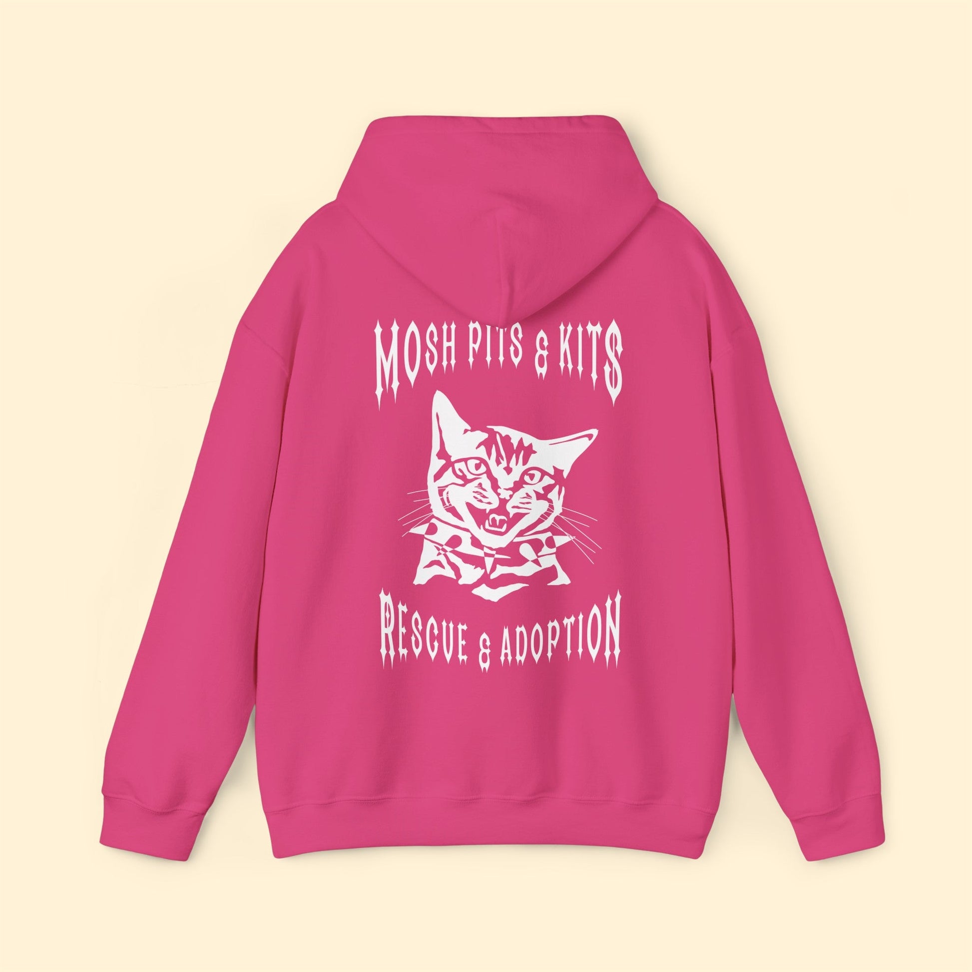 Mosh Pits & Kits Rescue | FUNDRAISER | Hooded Sweatshirt - Detezi Designs-14315827167315282381