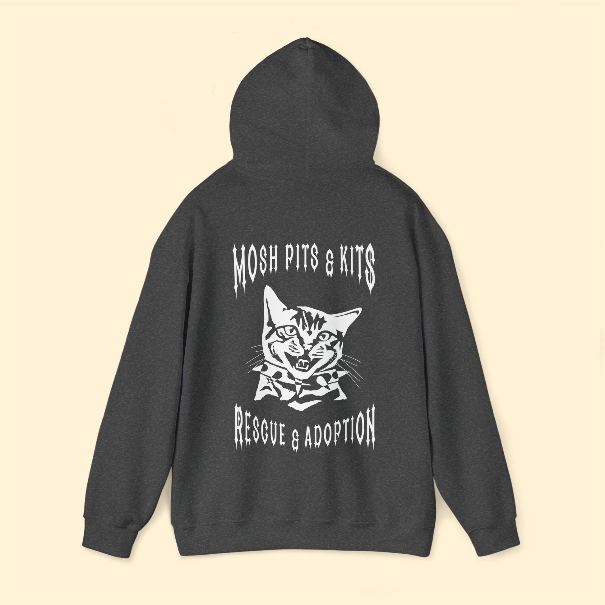 Mosh Pits & Kits Rescue | FUNDRAISER | Hooded Sweatshirt - Detezi Designs-14495978299433659861