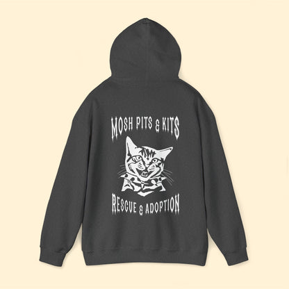 Mosh Pits & Kits Rescue | FUNDRAISER | Hooded Sweatshirt - Detezi Designs-14495978299433659861