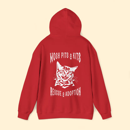 Mosh Pits & Kits Rescue | FUNDRAISER | Hooded Sweatshirt - Detezi Designs-22149623627018560393