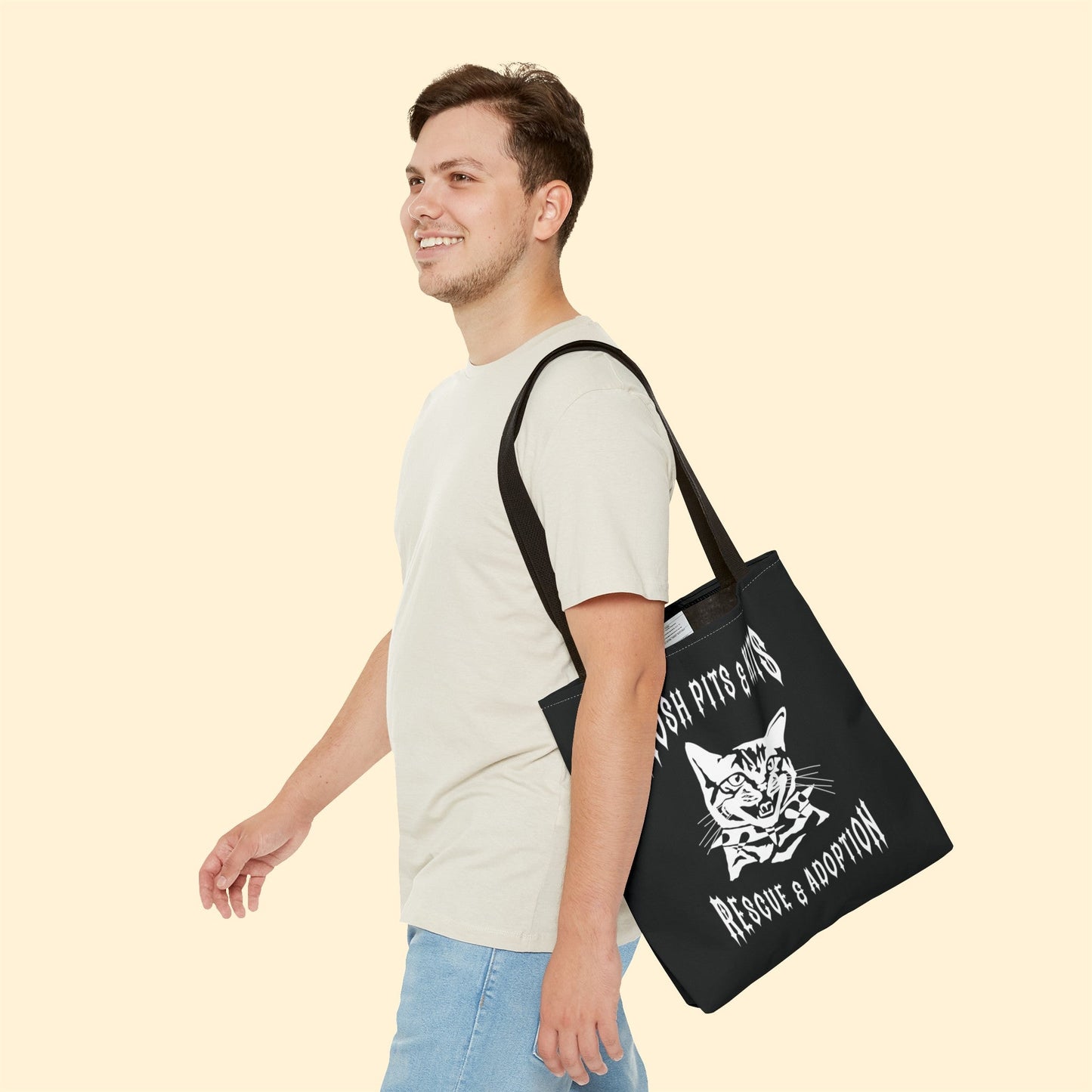 Mosh Pits & Kits Rescue | FUNDRAISER | Tote Bag - Detezi Designs-13014552941216689539