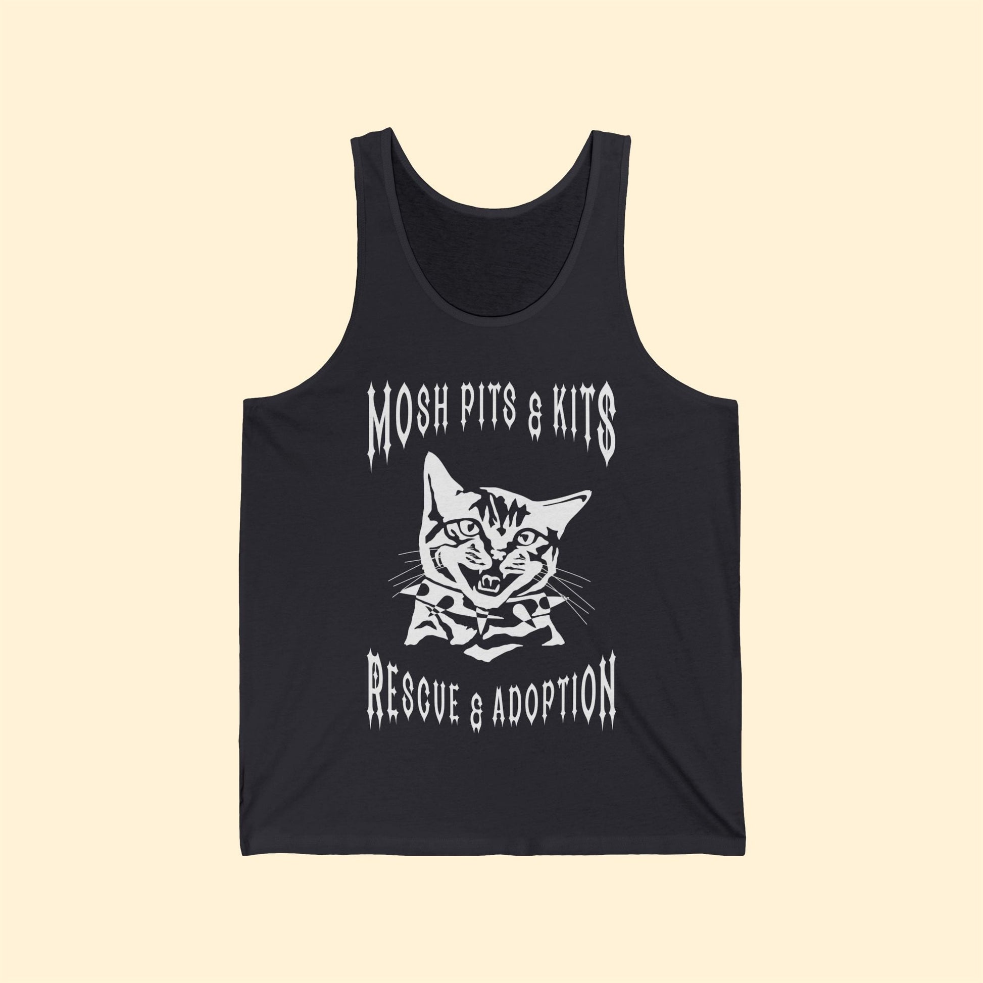 Mosh Pits & Kits Rescue | FUNDRAISER | Unisex Jersey Tank - Detezi Designs-11278441403233271411