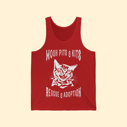 Mosh Pits & Kits Rescue | FUNDRAISER | Unisex Jersey Tank - Detezi Designs-27746641083902684995