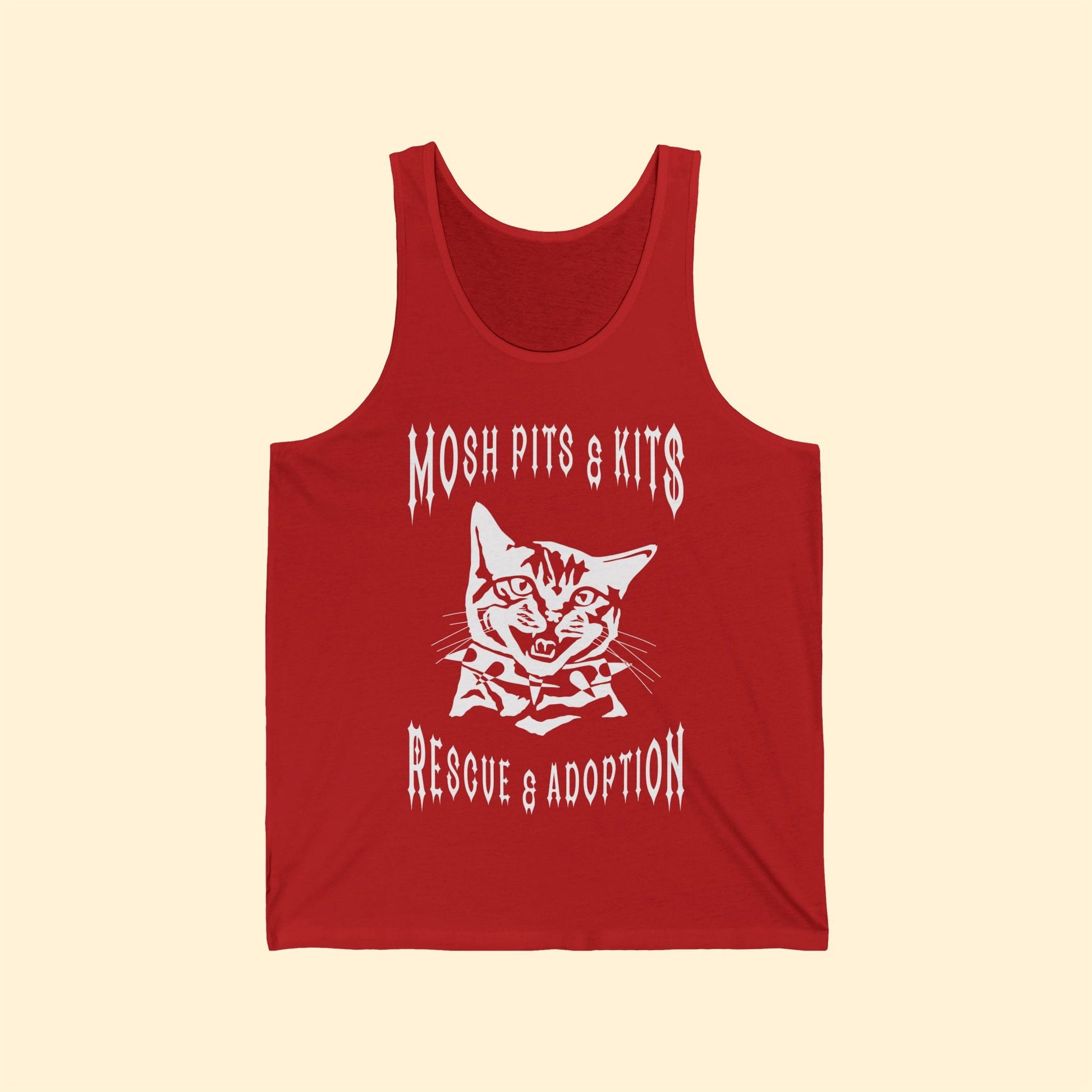 Mosh Pits & Kits Rescue | FUNDRAISER | Unisex Jersey Tank - Detezi Designs-29451109548418730259