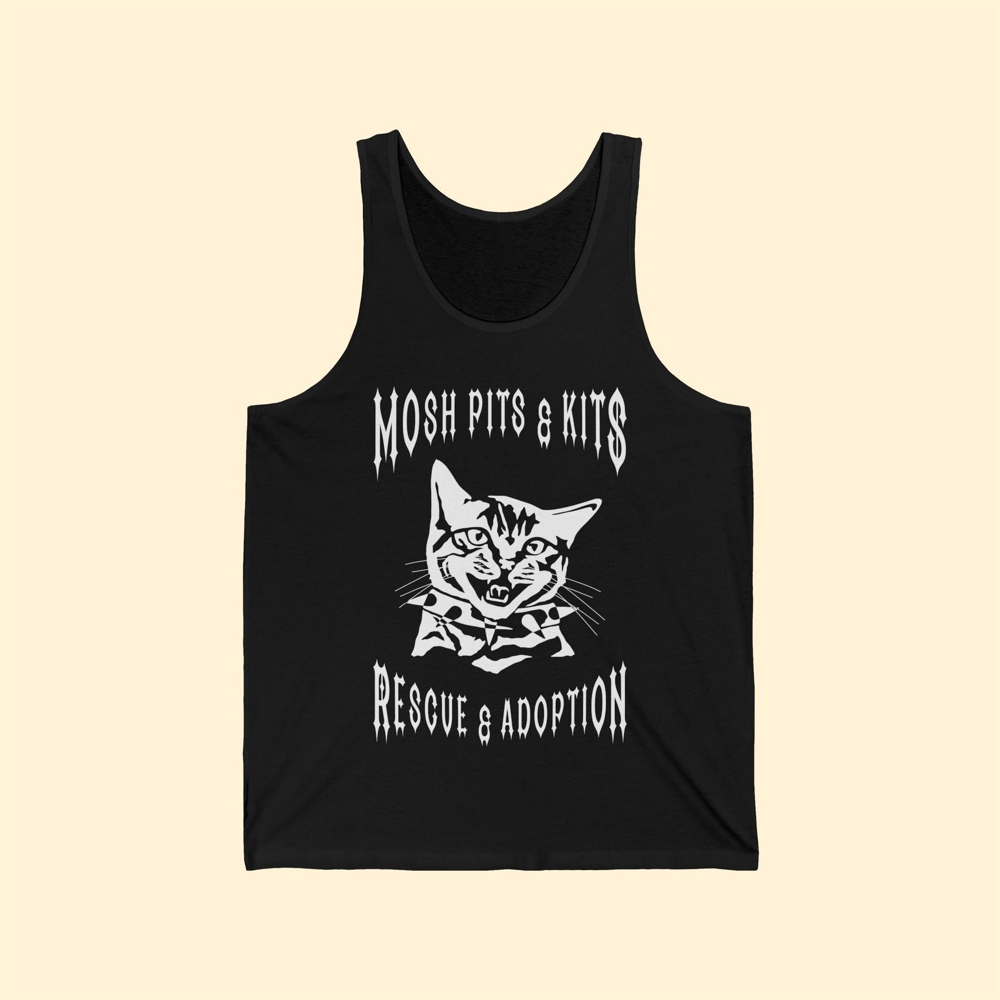 Mosh Pits & Kits Rescue | FUNDRAISER | Unisex Jersey Tank - Detezi Designs-30991195193666892657