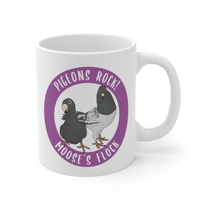 Mug | FUNDRAISER | Moose's Flock | Pigeons Rock - Detezi Designs - 29517009507784627273