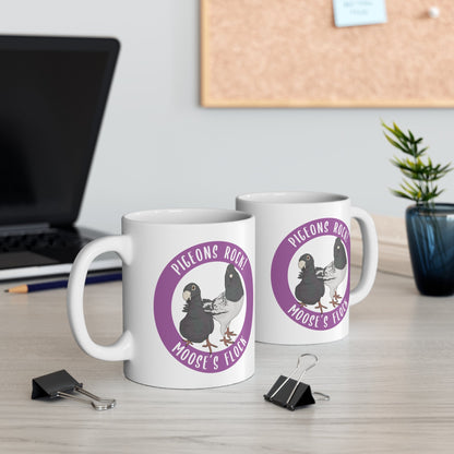 Mug | FUNDRAISER | Moose's Flock | Pigeons Rock - Detezi Designs - 29517009507784627273