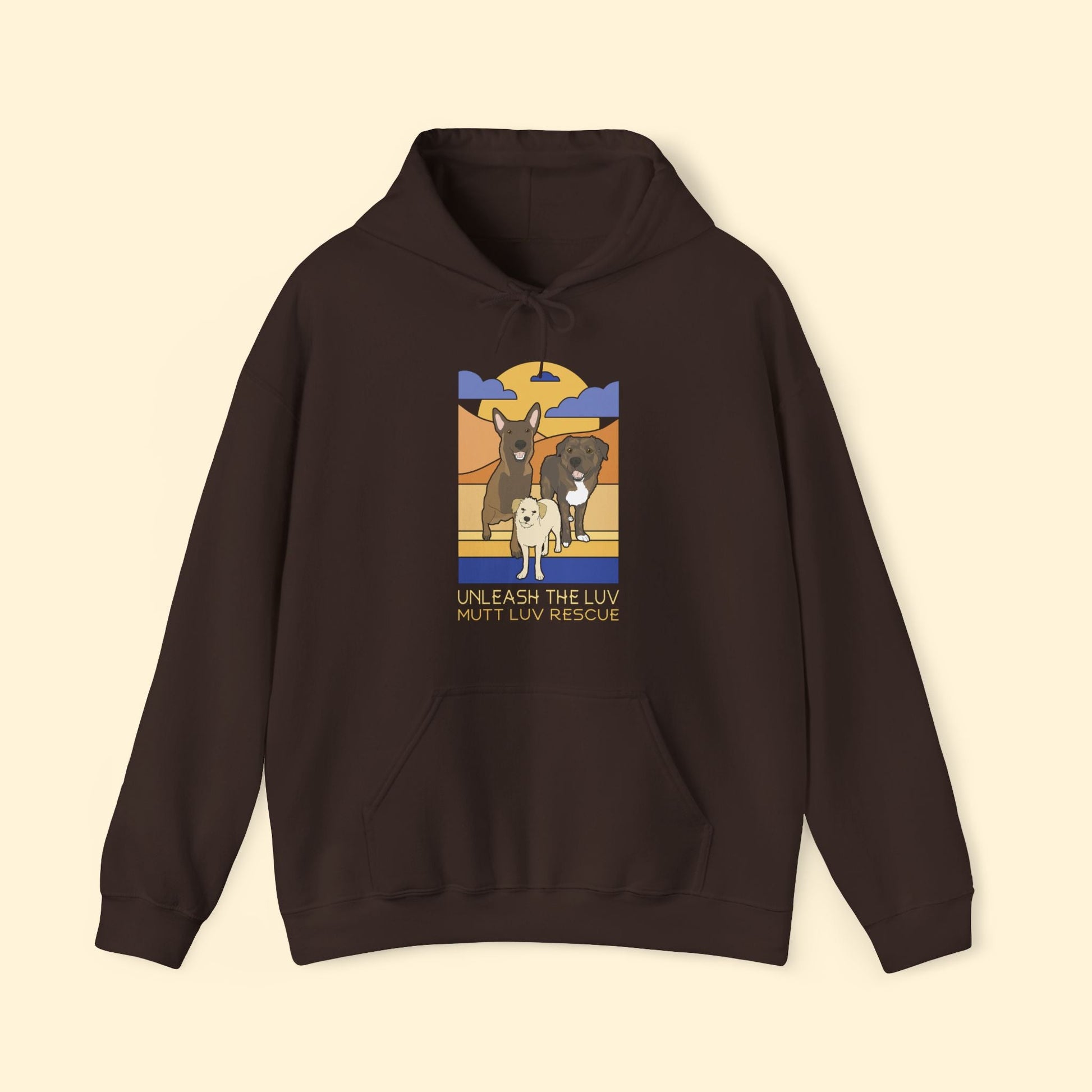 Mutt Luv Rescue | FUNDRAISER | Hooded Sweatshirt - Detezi Designs - 25584018739485712940
