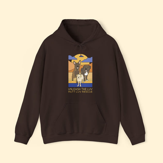 Mutt Luv Rescue | FUNDRAISER | Hooded Sweatshirt - Detezi Designs - 25584018739485712940