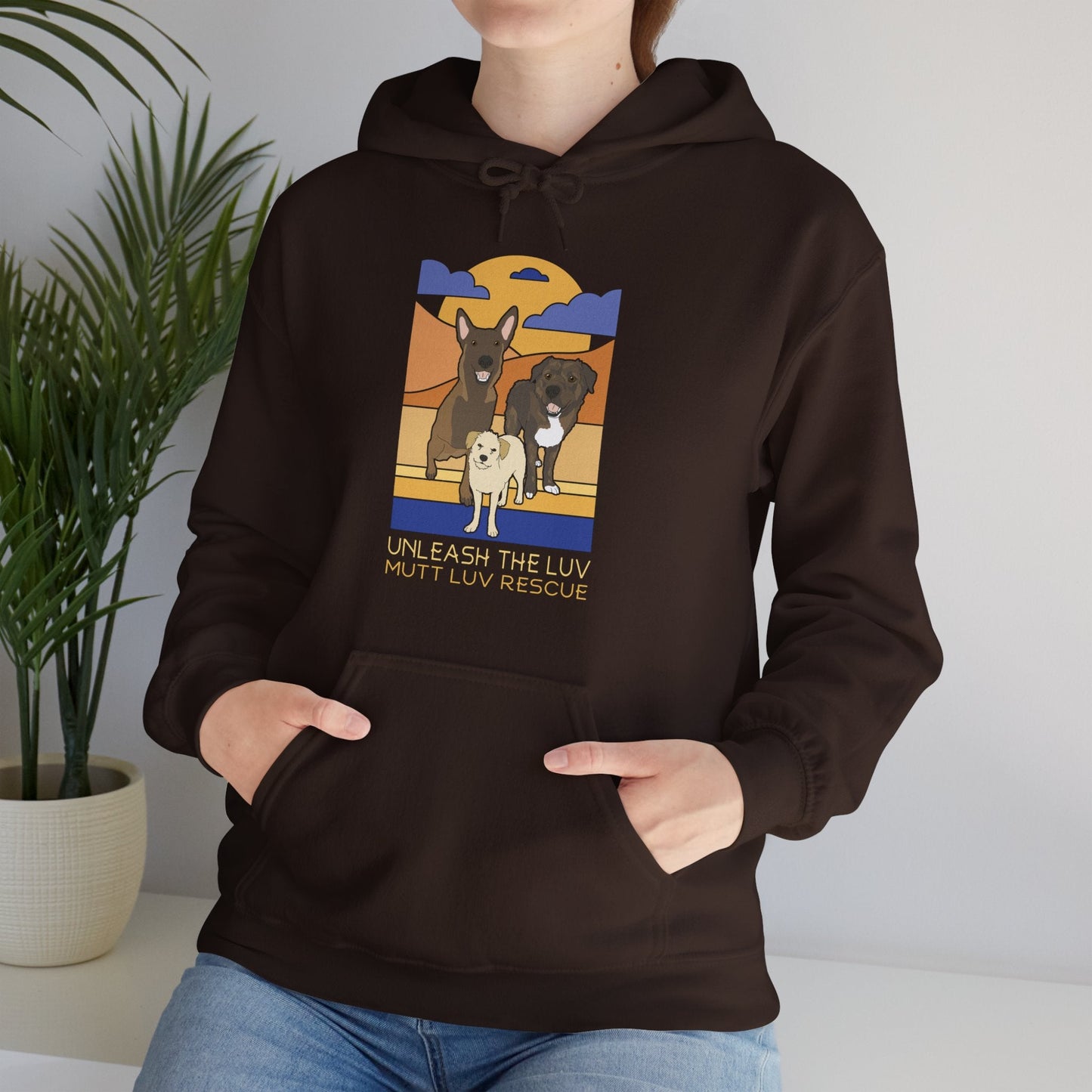 Mutt Luv Rescue | FUNDRAISER | Hooded Sweatshirt - Detezi Designs - 25584018739485712940