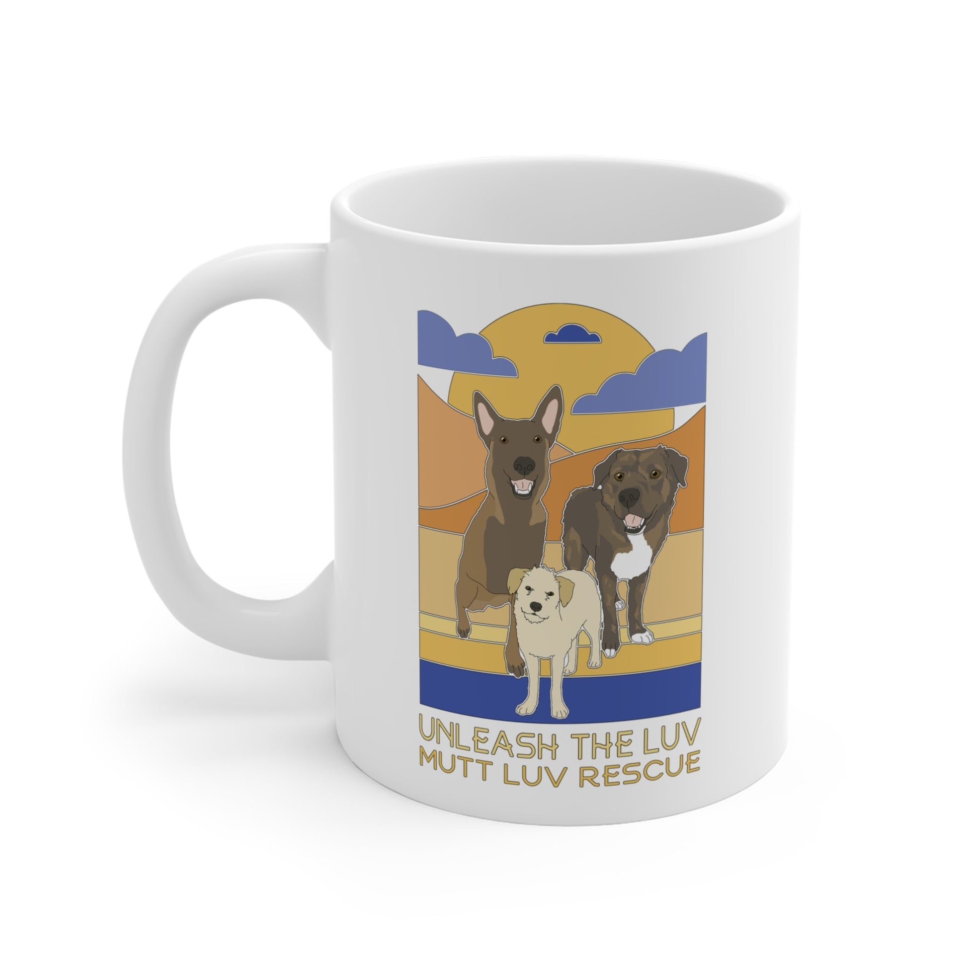 Mutt Luv Rescue | FUNDRAISER | Mug - Detezi Designs - 61356648668885087870