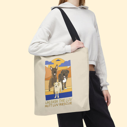 Mutt Luv Rescue | FUNDRAISER | Tote Bag - Detezi Designs - 16505881707632518429