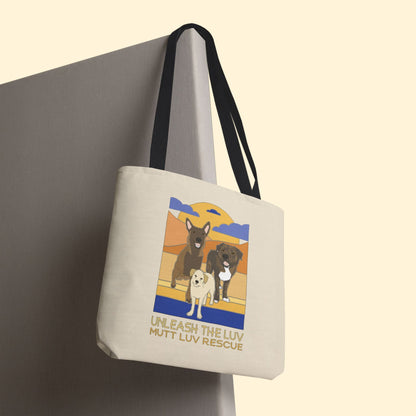 Mutt Luv Rescue | FUNDRAISER | Tote Bag - Detezi Designs - 16505881707632518429