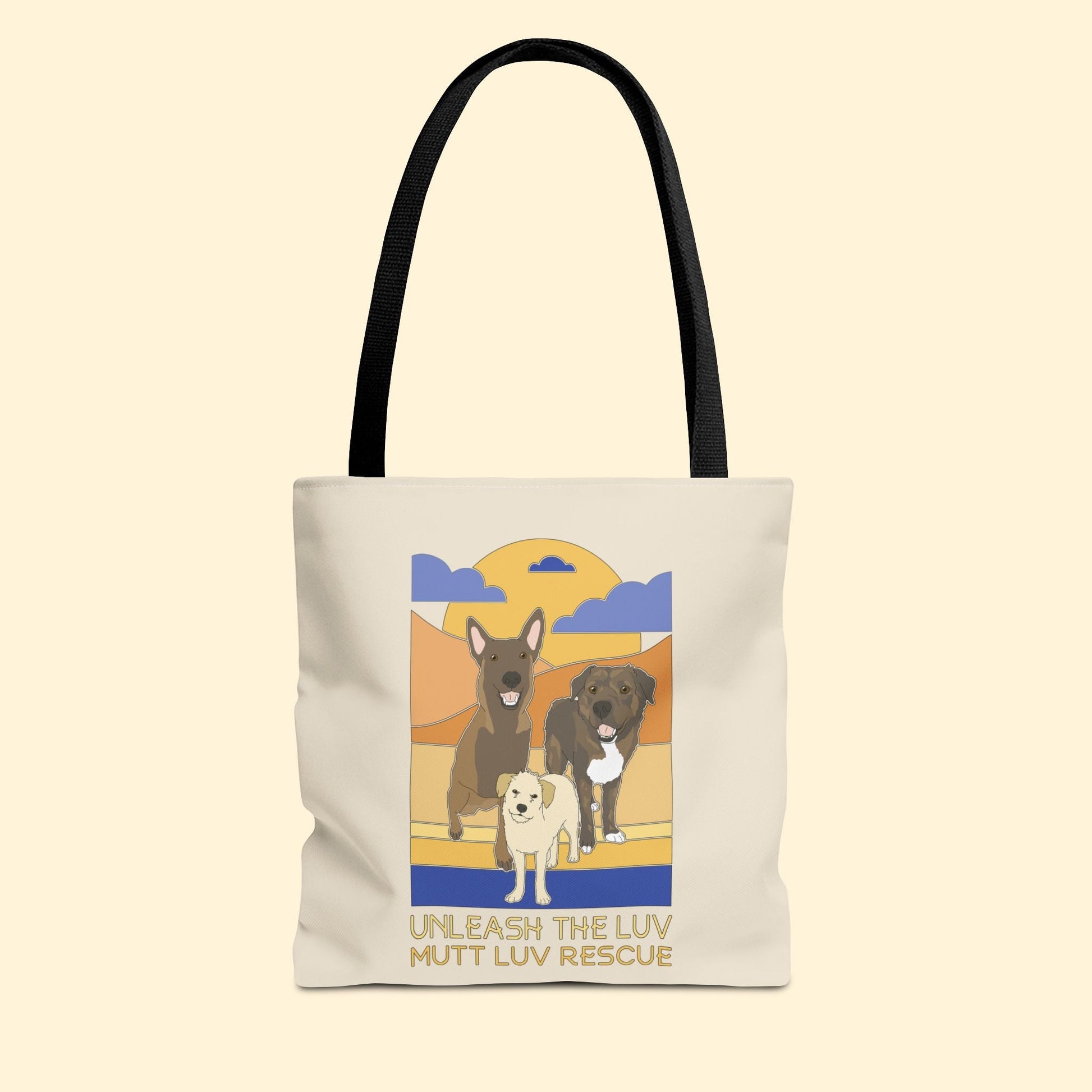 Mutt Luv Rescue | FUNDRAISER | Tote Bag - Detezi Designs - 27988668645658390951