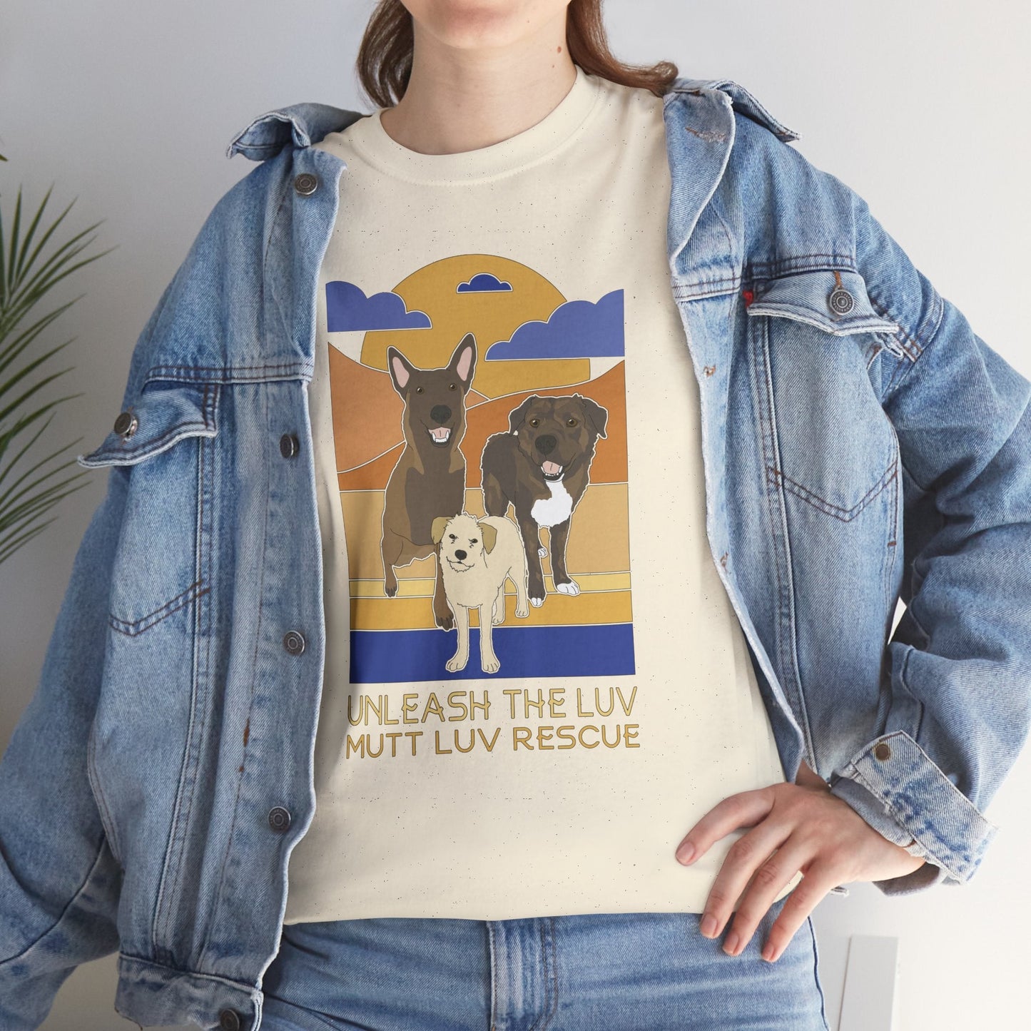 Mutt Luv Rescue | FUNDRAISER | Unisex T-shirt - Detezi Designs - 61698955334805437897