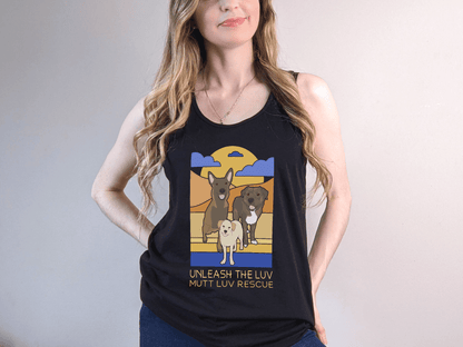 Mutt Luv Rescue | FUNDRAISER | Unisex Tank - Detezi Designs - 91418233117292262853