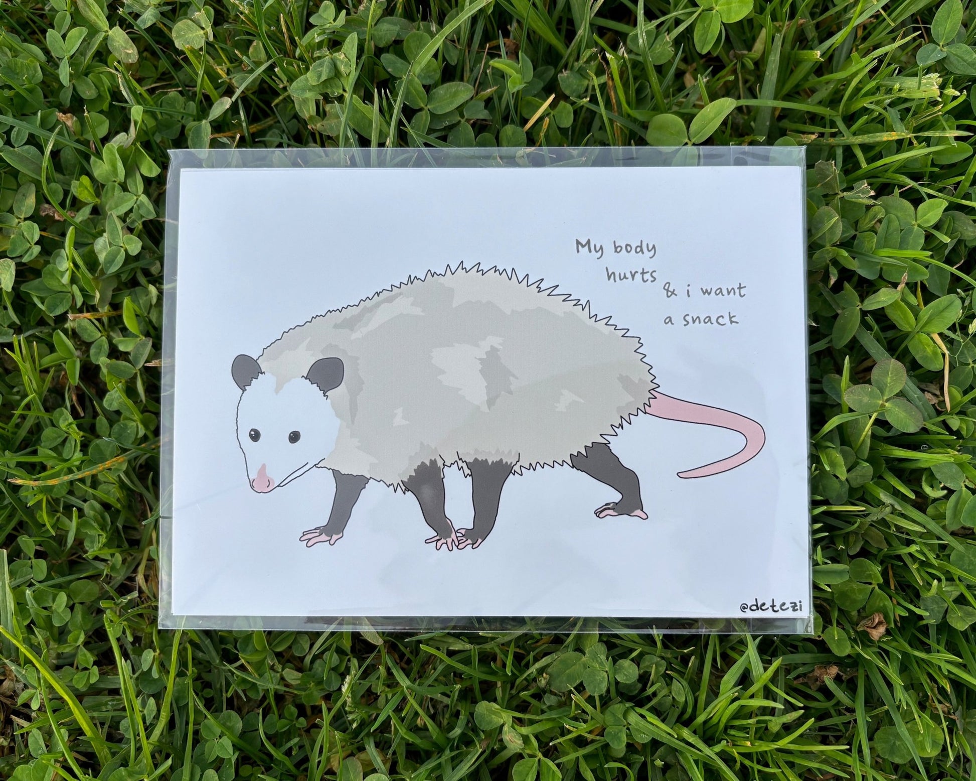 My Body Hurts | Giclee Fine Art Print - Detezi Designs - 