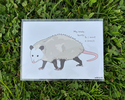 My Body Hurts | Giclee Fine Art Print - Detezi Designs - 