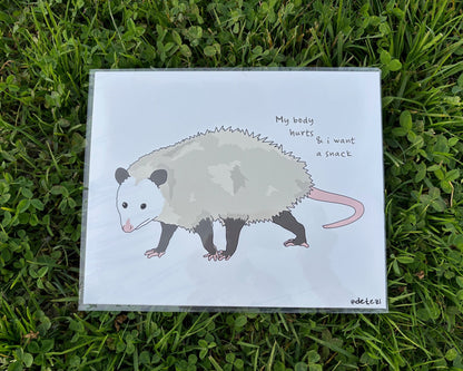 My Body Hurts | Giclee Fine Art Print - Detezi Designs - 