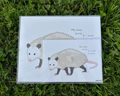 My Body Hurts | Giclee Fine Art Print - Detezi Designs - 