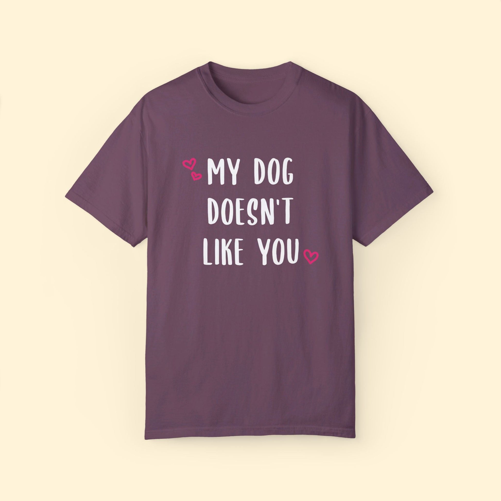 My Dog Doesn't Like You | Comfort Colors Unisex T-shirt - Detezi Designs - 14864984518820640595