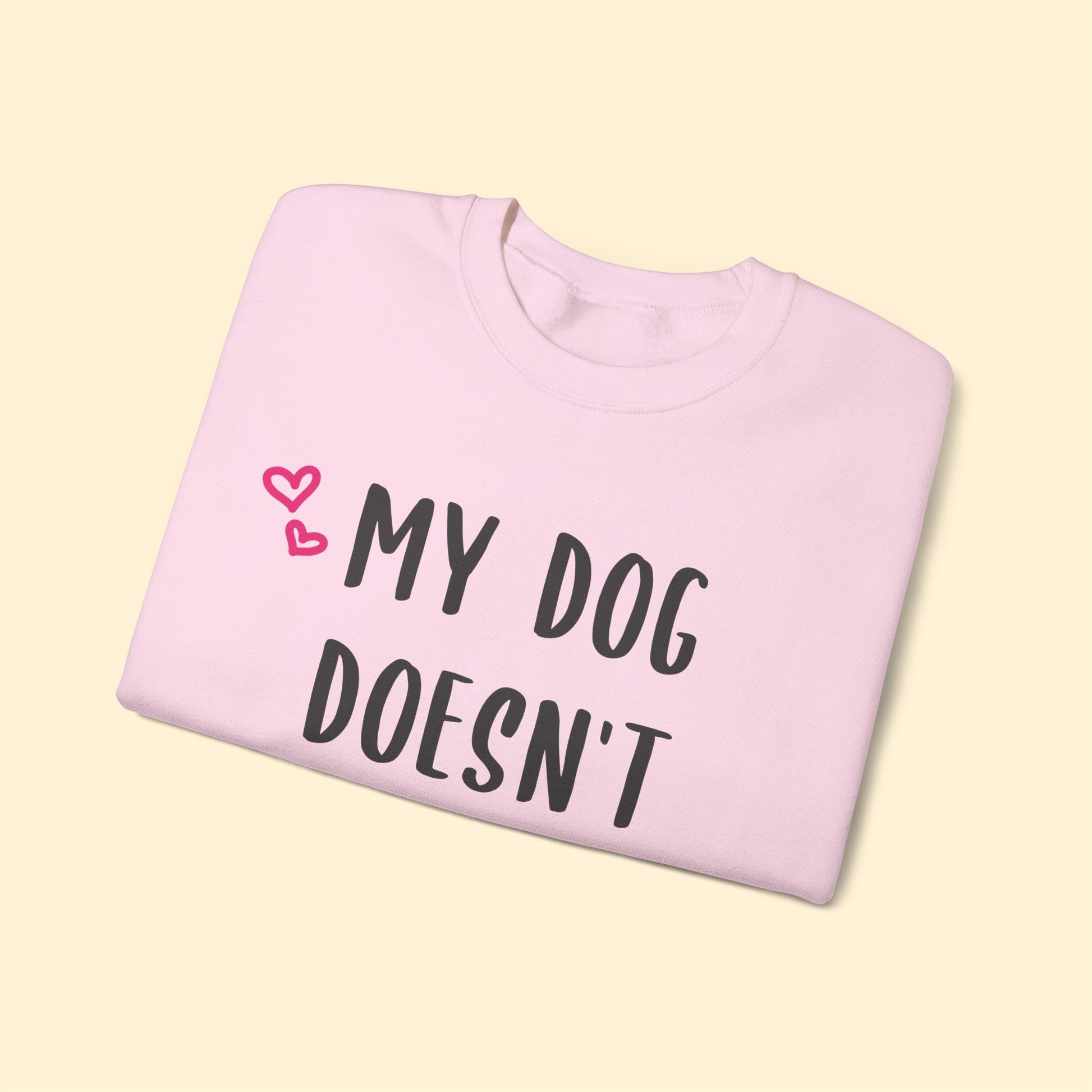 My Dog Doesn't Like You | Crewneck Sweatshirt - Detezi Designs-32312101690200207476