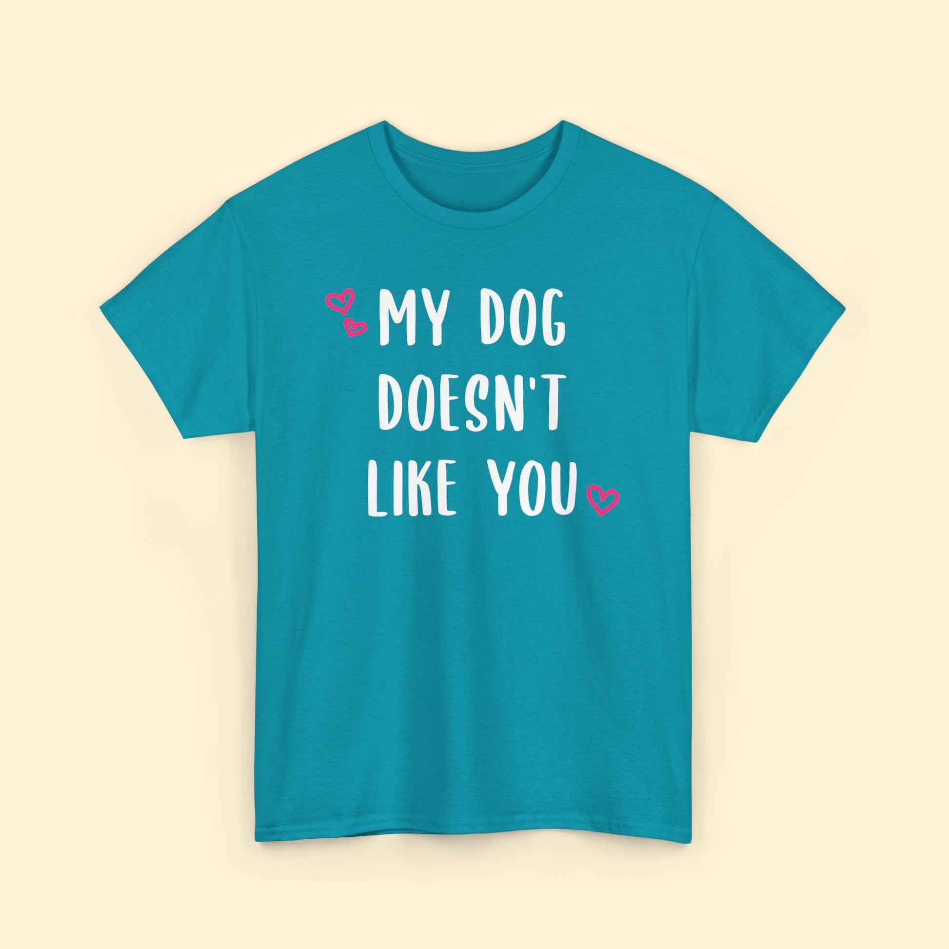 My Dog Doesn't Like You | Text Tees - Detezi Designs-25215176107507625554