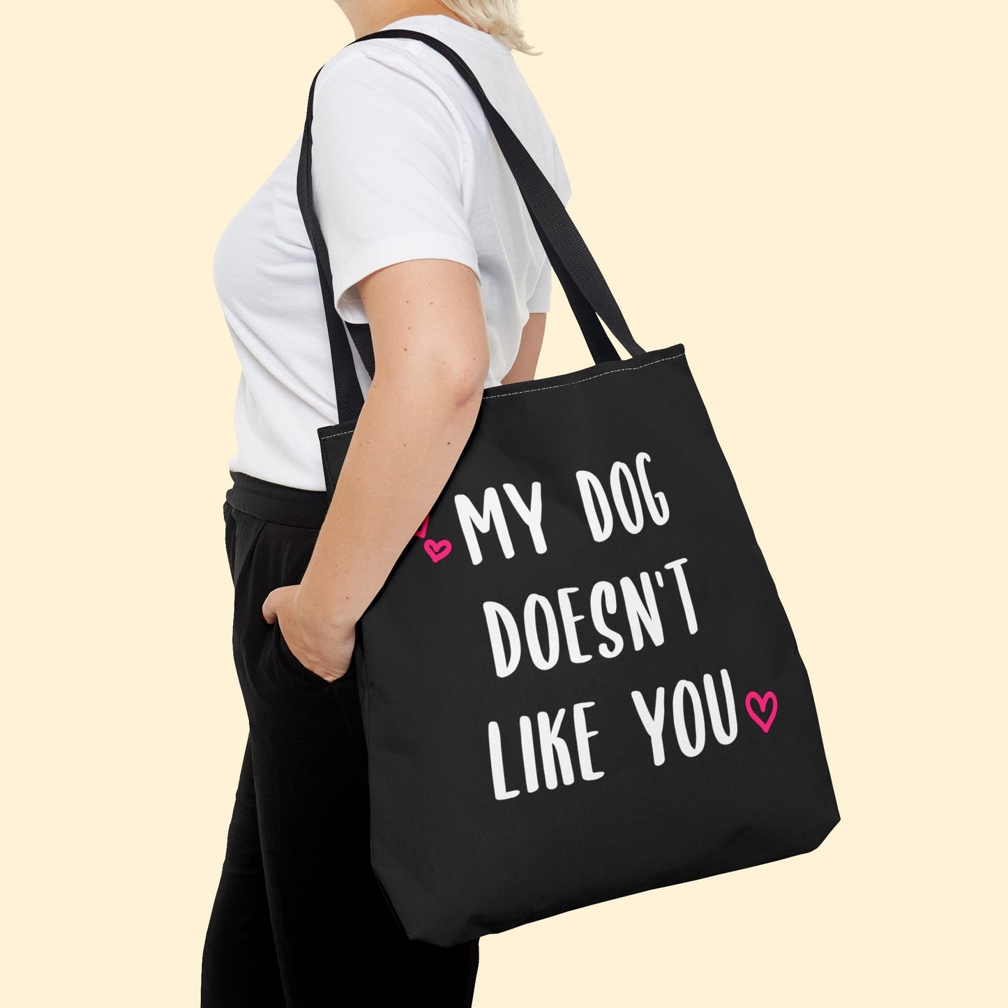 My Dog Doesn't Like You | Tote Bag - Detezi Designs-22116741565816748095