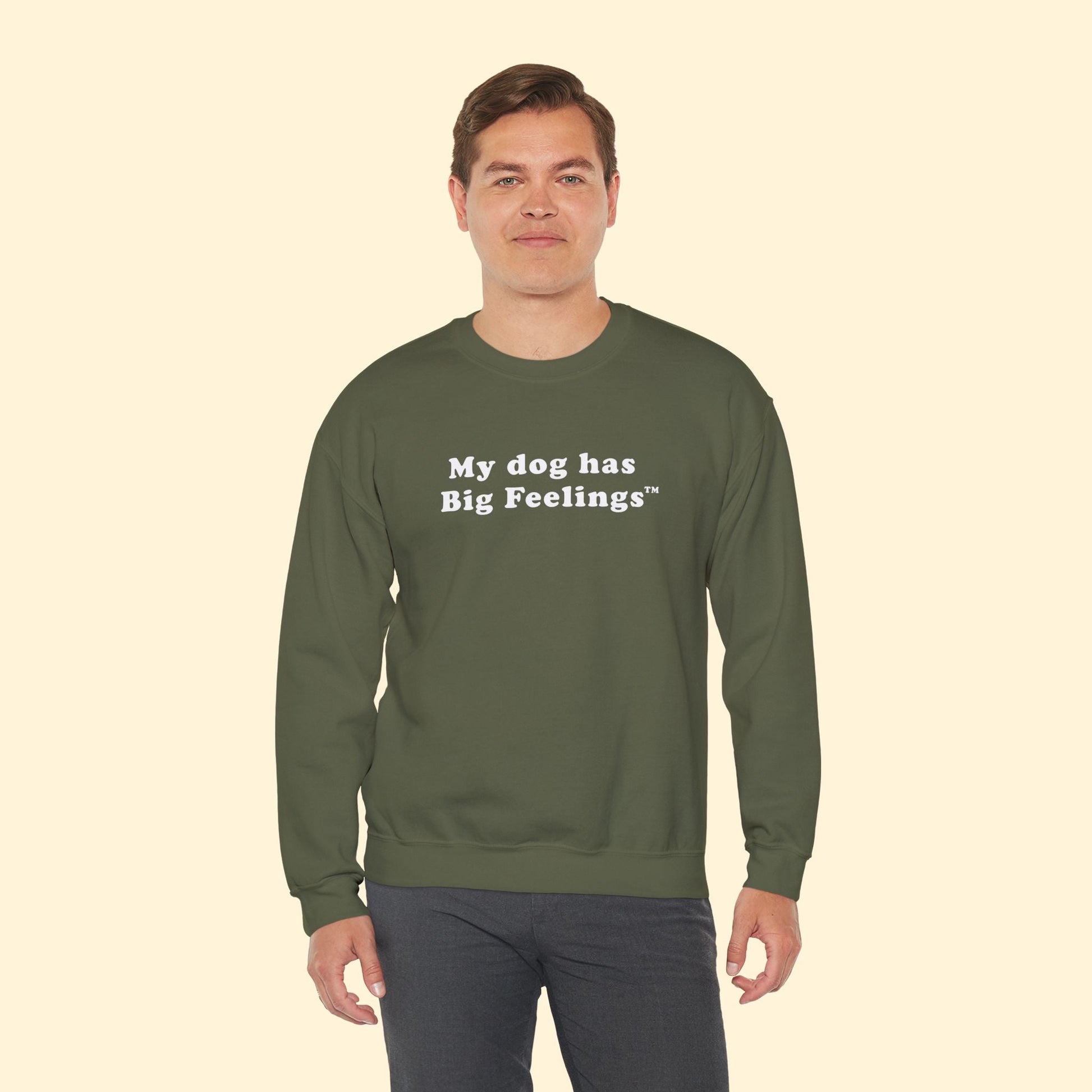 My Dog Has Big Feelings™ | Crewneck Sweatshirt - Detezi Designs - 70556443293156645776