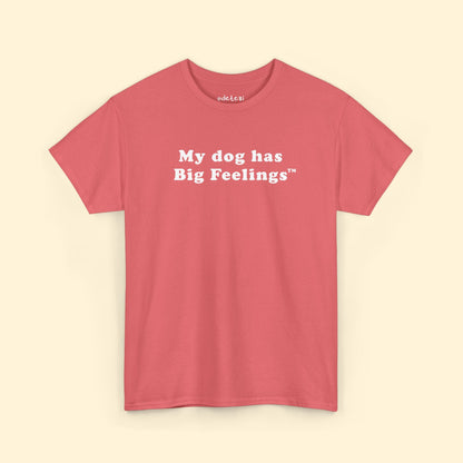 My Dog Has Big Feelings™ | T-shirt - Detezi Designs - 45332038687438942585