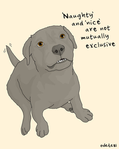 Naughty and Nice | Giclee Fine Art Print - Detezi Designs - 