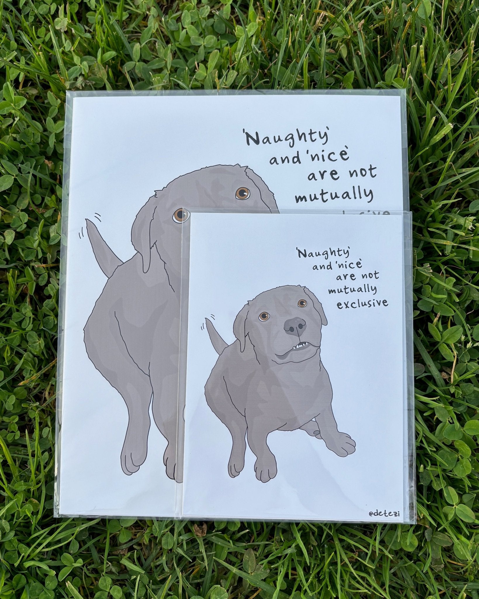 Naughty and Nice | Giclee Fine Art Print - Detezi Designs - 