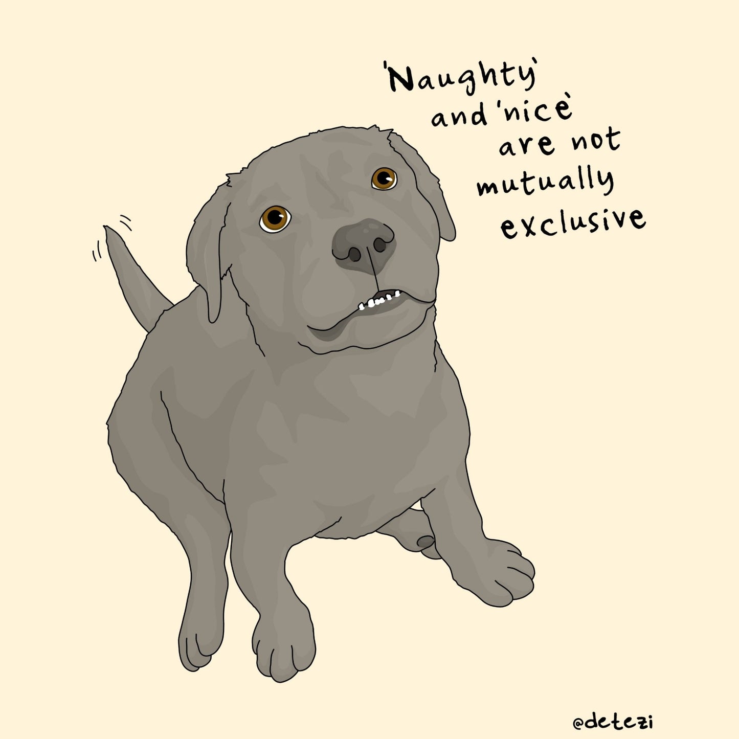 Naughty and Nice | Giclee Fine Art Print - Detezi Designs - 