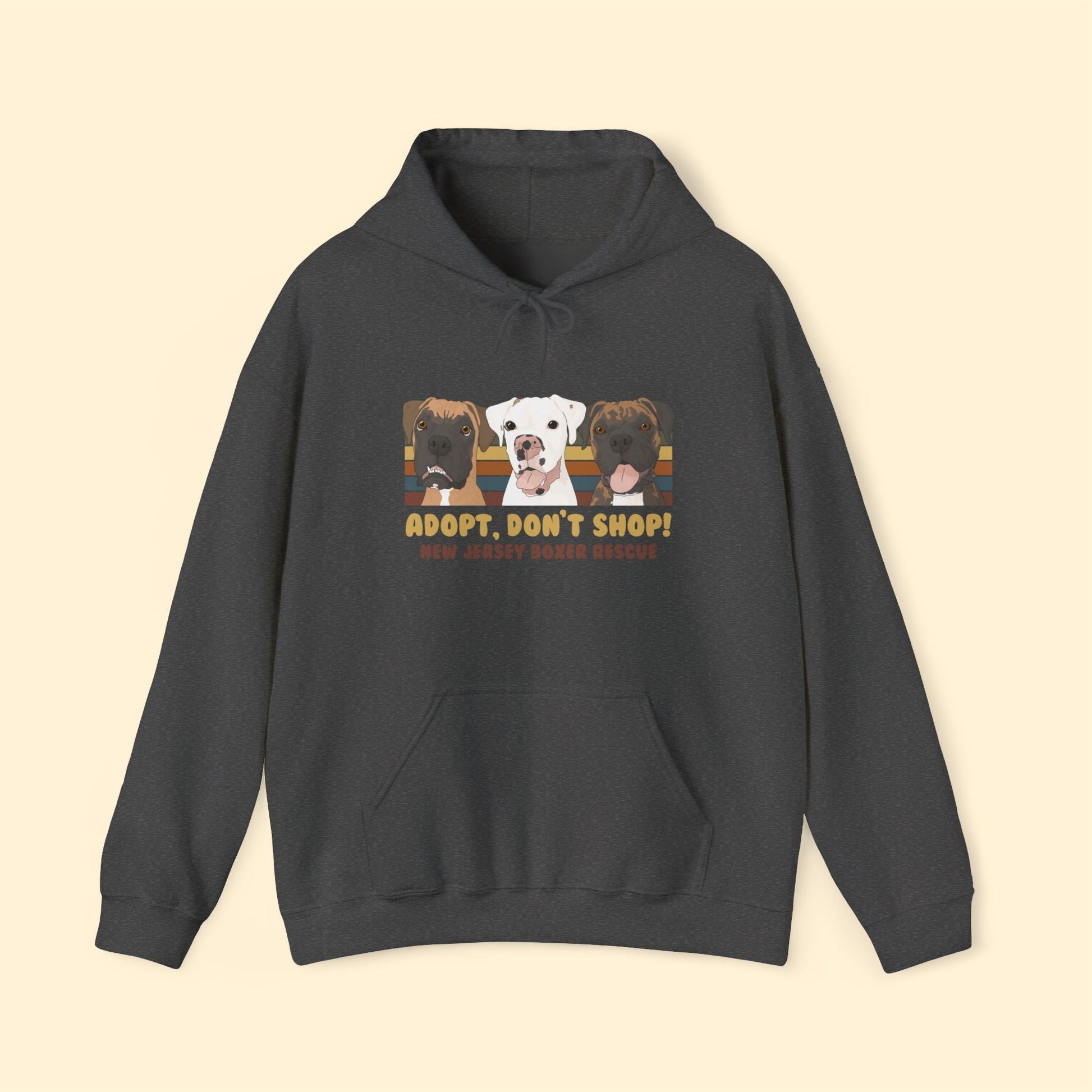 New Jersey Boxer Rescue | FUNDRAISER | Hooded Sweatshirt - Detezi Designs - 13302268551281160218