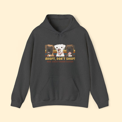 New Jersey Boxer Rescue | FUNDRAISER | Hooded Sweatshirt - Detezi Designs - 13302268551281160218